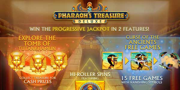 Play Pharaoh S Treasure Deluxe Slot Online For Free Vegas Slots